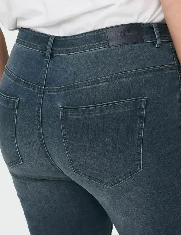 Blugi Only Carmakoma, albastru Albastru