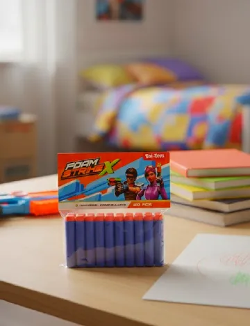 Gloante de spuma Toi-Toys, albastru Albastru