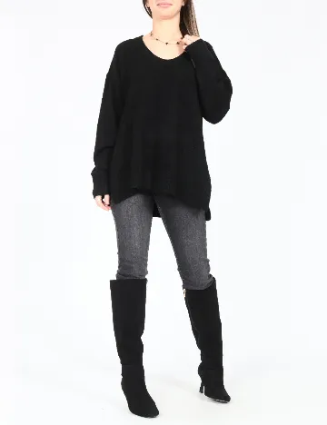 Pulover Oversize C&A, negru