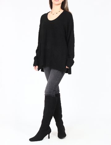 Pulover Oversize C&A, negru