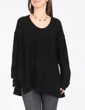 Pulover Oversize C&A, negru