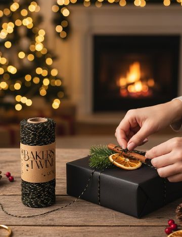 Sfoara pentru cadouri Craft Sensations, negru