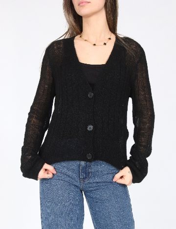 Cardigan C&A, negru
