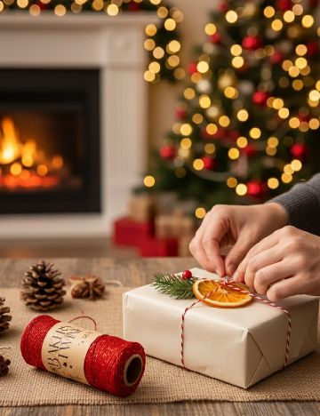 Sfoara pentru cadouri Craft Sensations, rosu