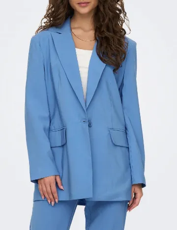 Sacou Oversize Only, albastru Albastru