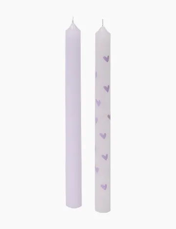 Set lumanari 2 bucati AVEC, mov Mov