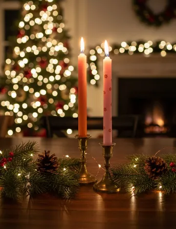 Set lumanari 2 bucati AVEC, mix culori Mix culori