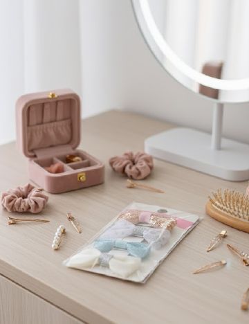 Set clame de par 4 bucati Little Concepts, mix culori