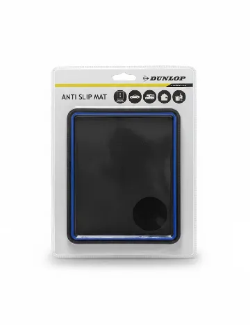 Covoras antiderapant Dunlop, negru Negru