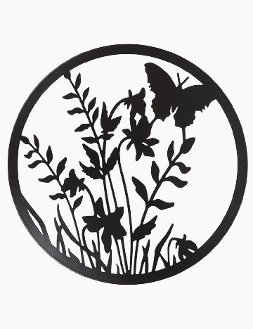 Cuier decorativ de gradina Home Accents, negru