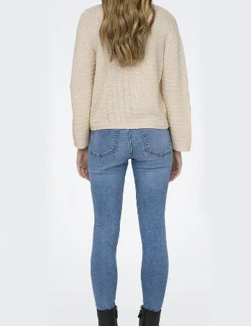 Bluza Jacqueline de Yong, bej Crem