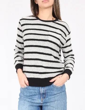 Bluza Zara, gri/negru Gri