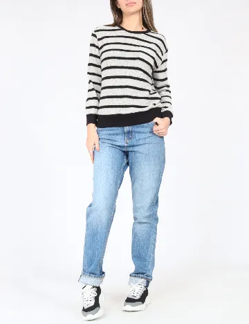 Bluza Zara, gri/negru Gri