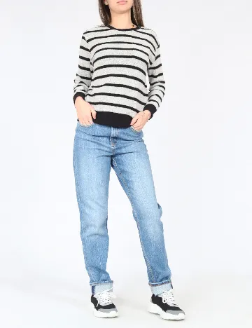 Bluza Zara, gri/negru Gri