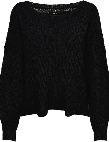 Pulover Only Carmakoma, negru Negru