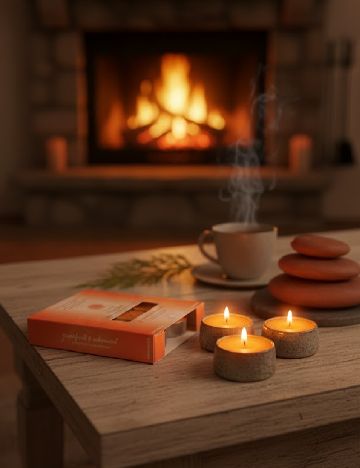 Set lumanari parfumate ACTION, portocaliu