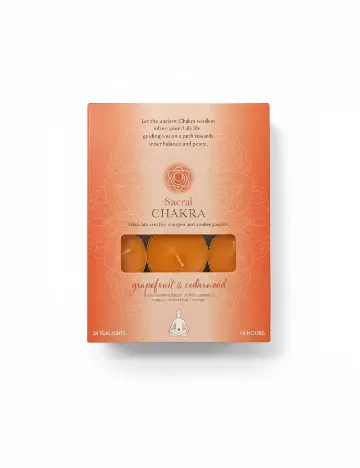 Set lumanari parfumate ACTION, portocaliu Portocaliu