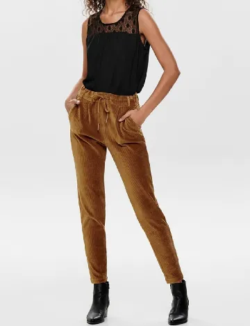 Pantaloni Only, maro Maro