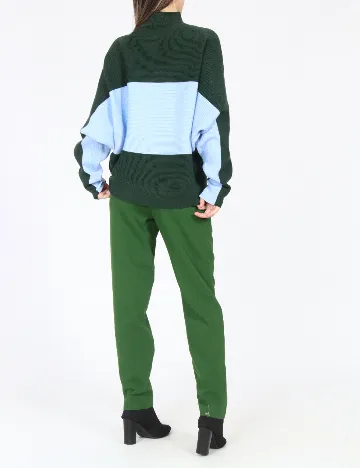 Bluza C&A, verde/albastru