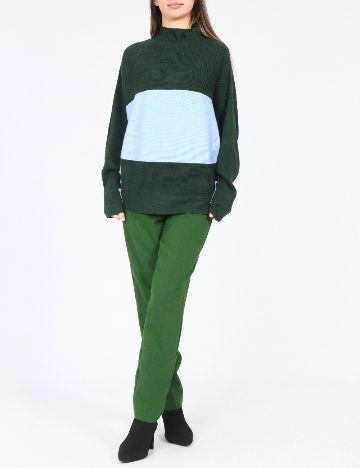 Bluza C&A, verde/albastru