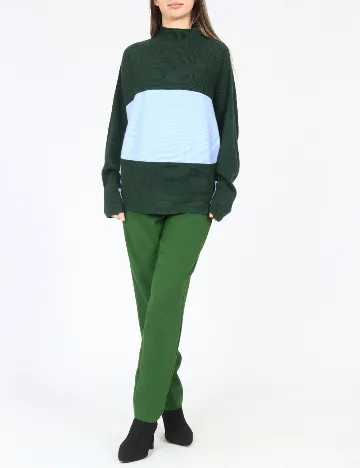 Bluza C&A, verde/albastru