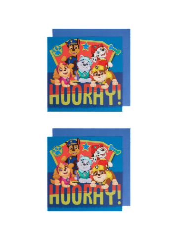 Invitatii cu plicuri 8 bucati Nickelodeon, bleumarin/verde