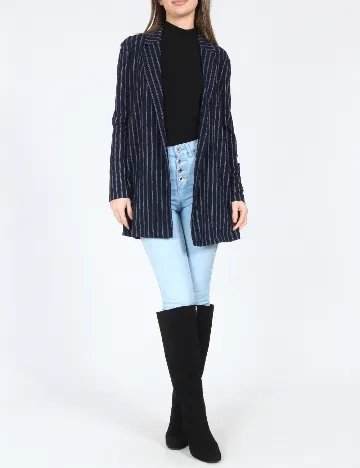 Blazer Jacqueline de Yong, bleumarin