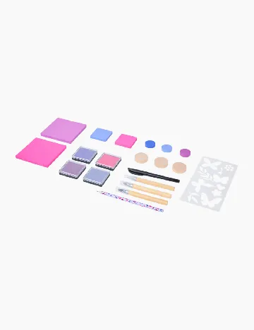 Set creatie stampile Craft world, mix culori Mix culori