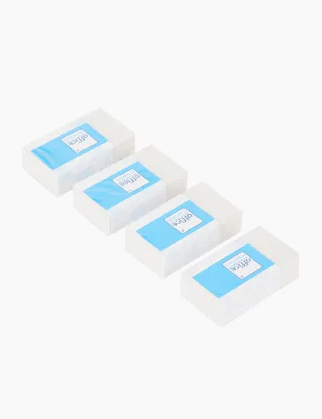 Set radiere 4 bucati ACTION, alb Alb