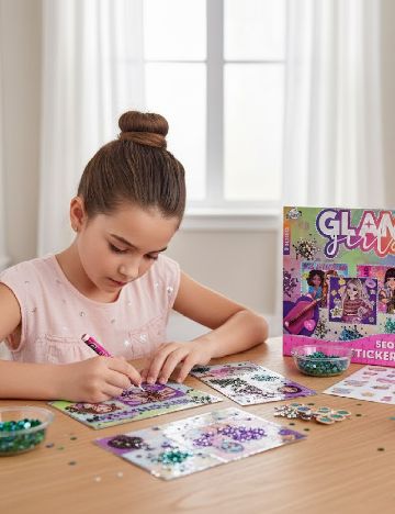 Kit creatie tablouri cu paiete Craft Universe, mix culori