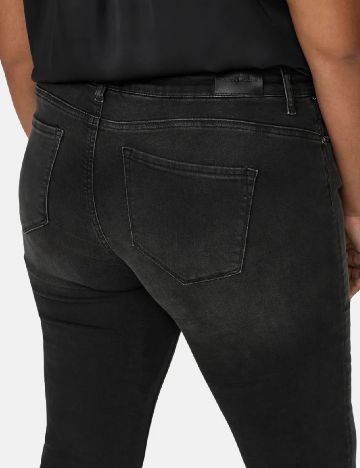 Blugi Only Carmakoma, negru