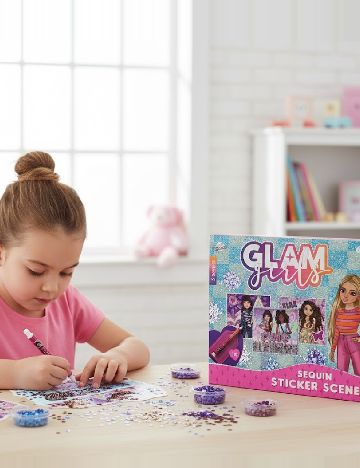 Kit creatie tablouri cu paiete Craft Universe, mix culori