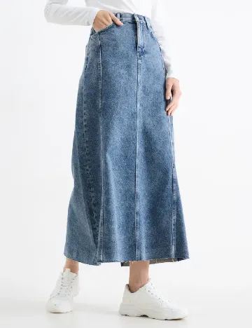 Fusta C&A, albastru Albastru