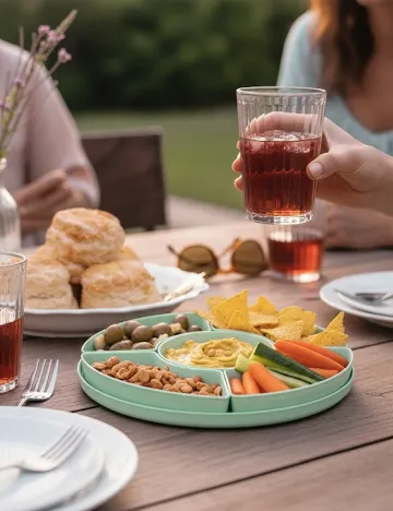 Platou pentru servire, verde Verde