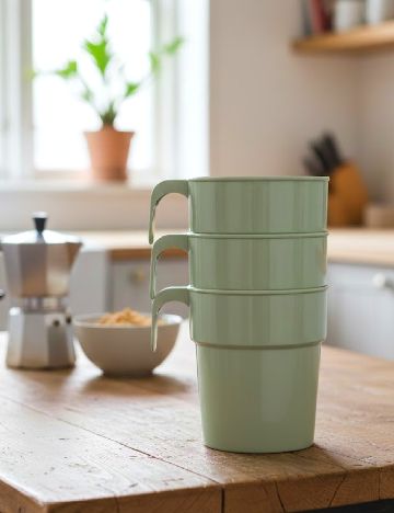 Set cani 3 bucati ACTION, verde