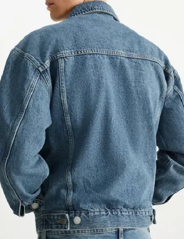 Jacheta Oversize C&A, albastru Albastru