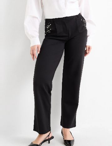 Pantaloni C&A, negru