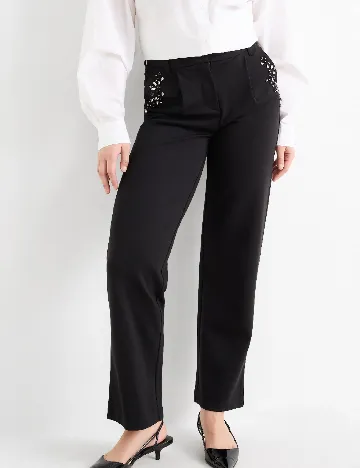 Pantaloni C&A, negru Negru