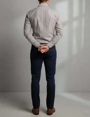 Camasa Zara, maro/alb