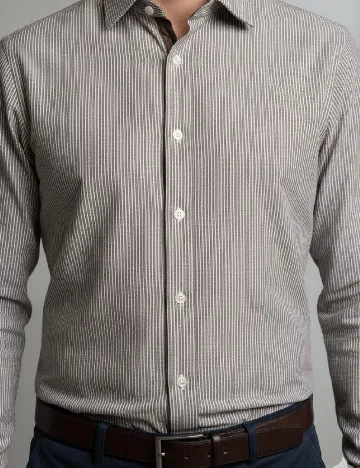 Camasa Zara, maro/alb