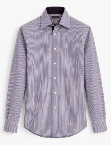 Camasa Zara, mov/alb