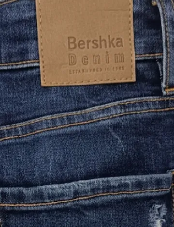 Blugi Bershka, albastru
