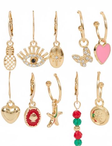 Set Cercei Trendz, auriu