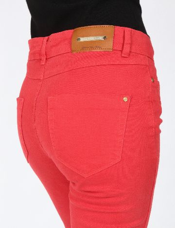 Pantaloni Zara, rosu