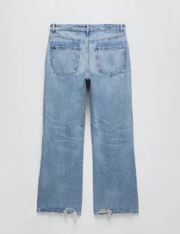 Blugi Zara, albastru Albastru