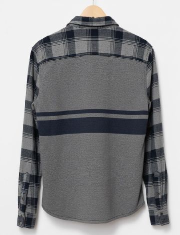 Camasa Zara, gri/bleumarin