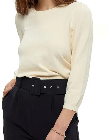 Bluza Peppercorn, ecru Alb