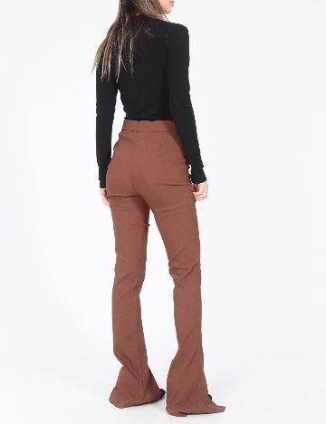 Pantaloni Zara, maro