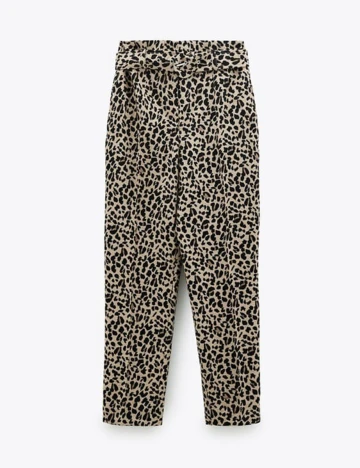 Pantaloni Zara, animal print