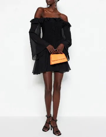 Rochie scurta TRENDYOL, negru